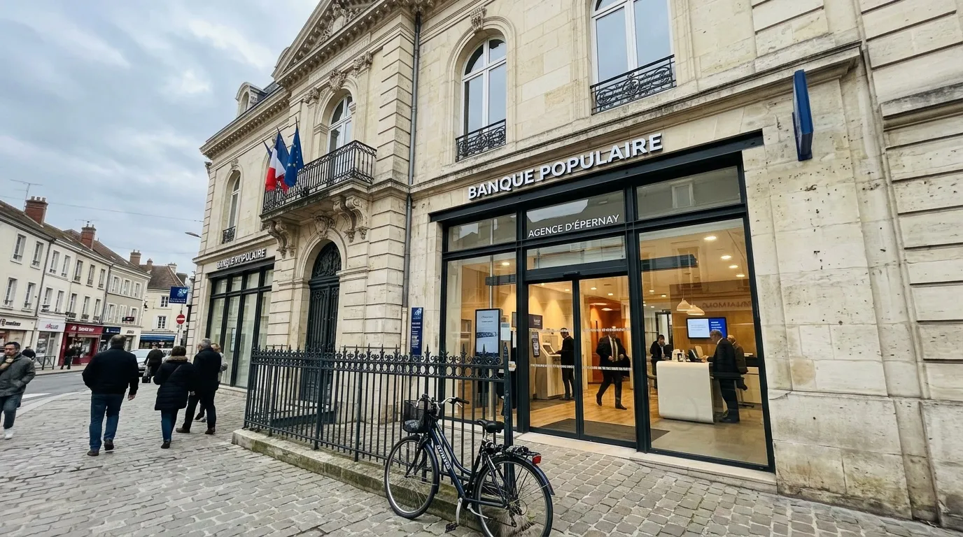 L'ancienne sous-préfecture d'Épernay transformée en agence bancaire