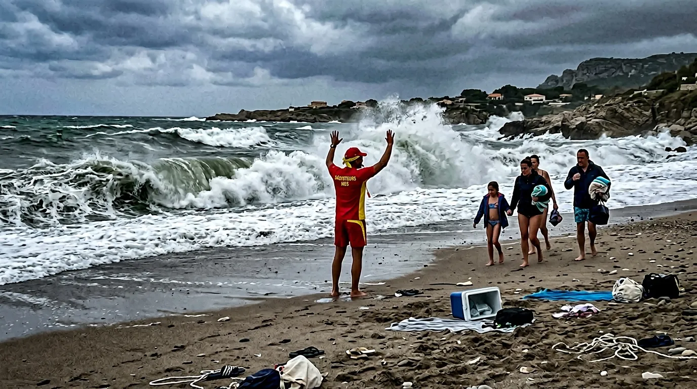 Alerte Hérault : vagues 2,5 m et risques de noyade