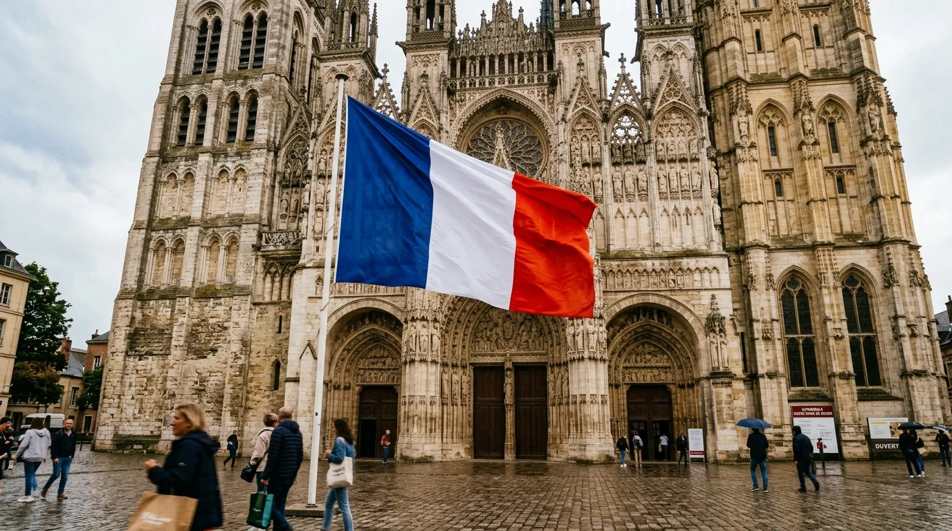 Drapeau français à la cathédrale de Rouen : plainte annoncée