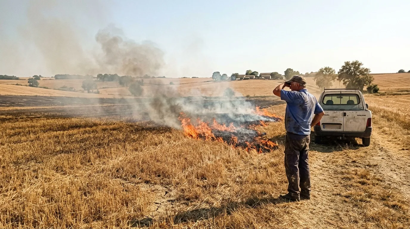 Canicule extrême Gers : alertes et feux agricoles