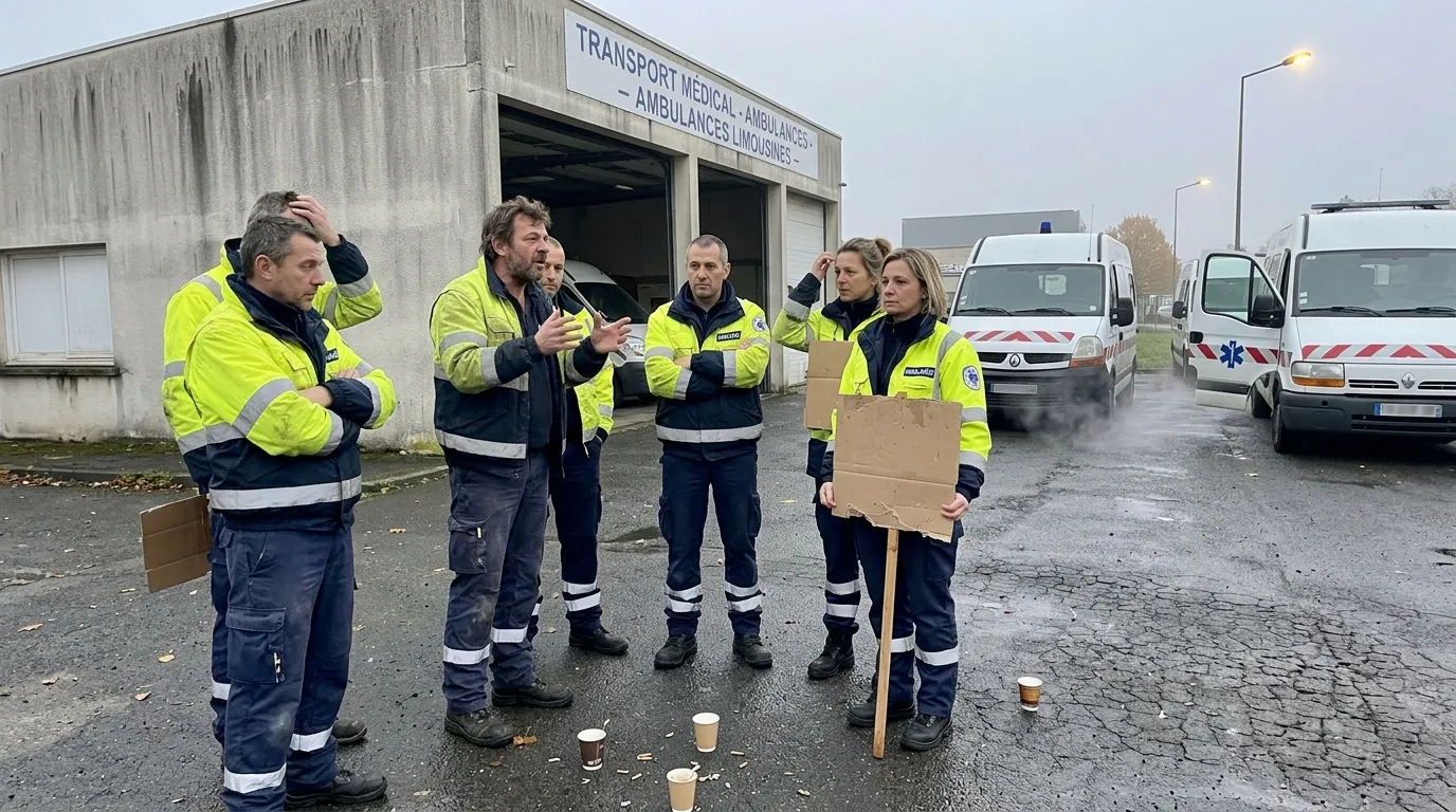 Ambulances Chambéry en grève : craintes de disparition