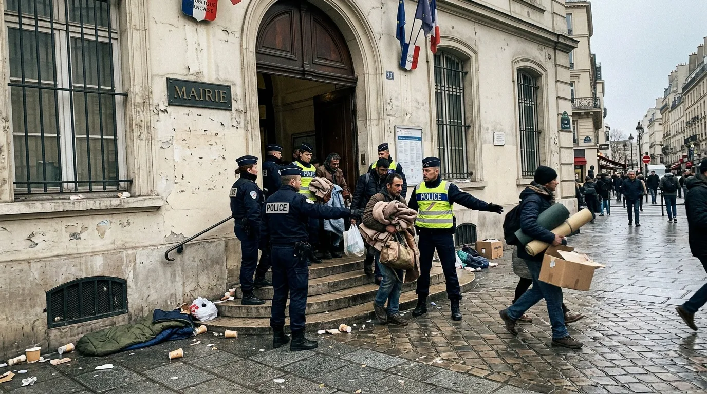 Préfecture de police : évacuation du Samu social occupé