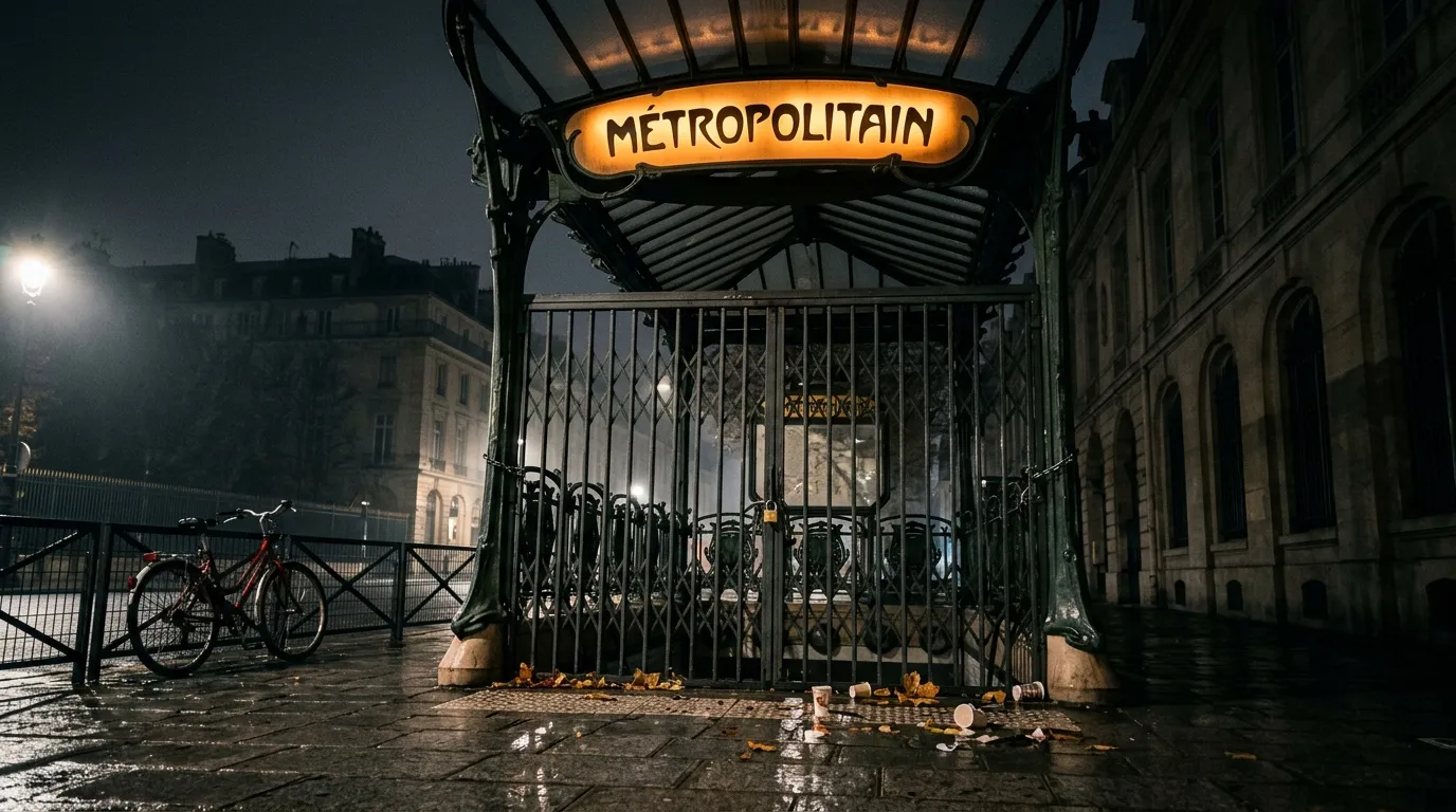Couvre-feu à Paris : fermeture de stations de métro